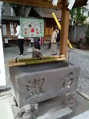 川越熊野神社の手水舎