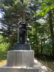 占冠神社の狛犬