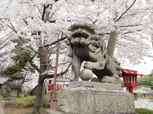 神炊館神社 ⁂奥州須賀川総鎮守⁂の狛犬