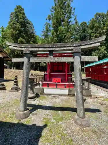 上野国一社八幡八幡宮の鳥居