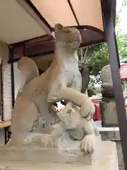 皆中稲荷神社の狛犬