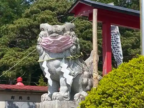 賀茂神社の狛犬