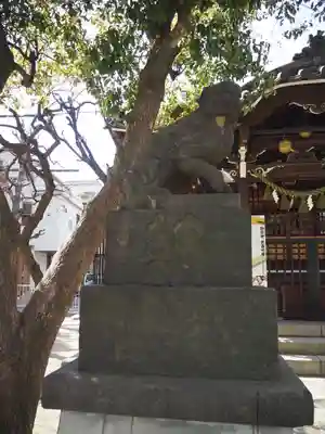 矢口氷川神社の狛犬
