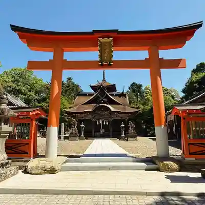 柏原八幡宮の鳥居