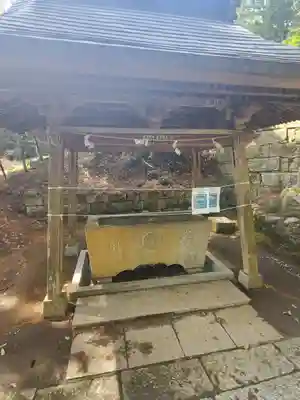 稲田神社の手水舎