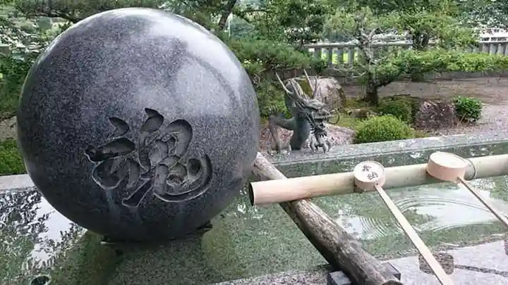 大斎原(熊野本宮大社旧社地)の手水舎