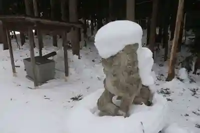 荒人神社・清神社の狛犬