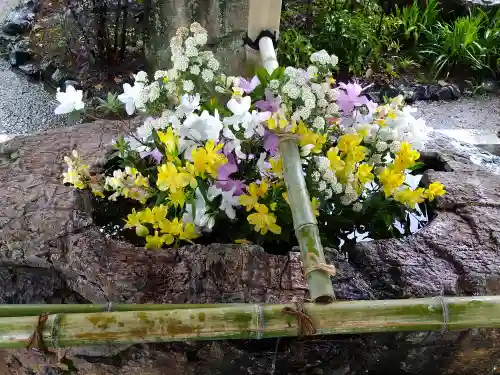 阿智神社の手水舎