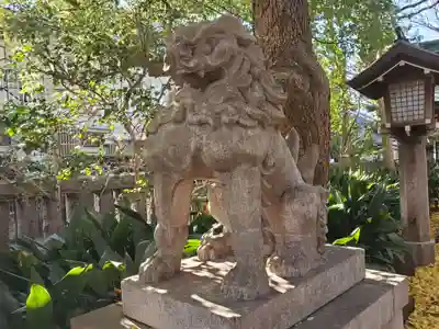 奥澤神社の狛犬