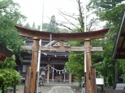 山口八幡宮の鳥居