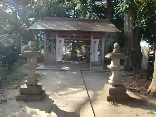 日秀将門神社の山門・神門