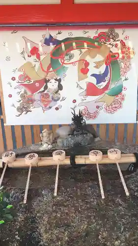 別小江神社の手水舎