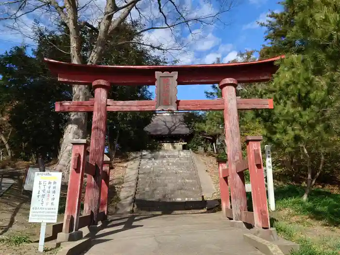 蛟蝄神社門の宮の鳥居