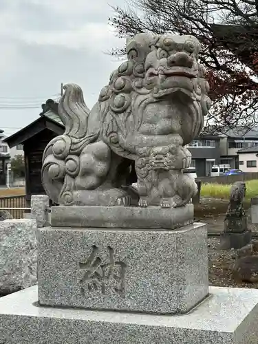 中曽根香取御嶽神社の狛犬