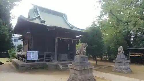 野火止氷川神社の本殿