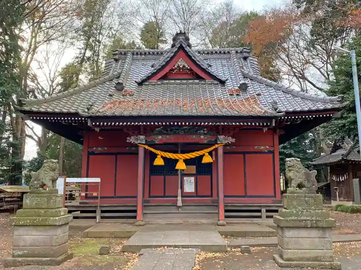 中氷川神社の本殿・本堂