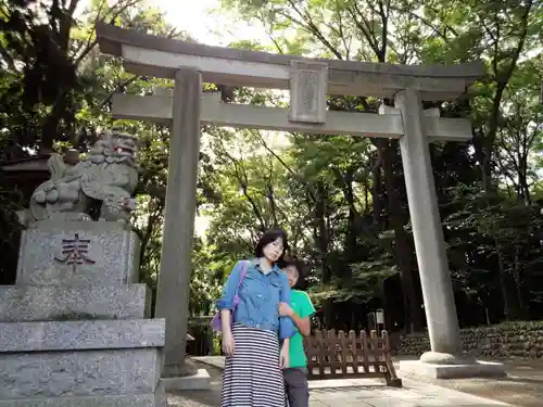 谷保天満宮の鳥居