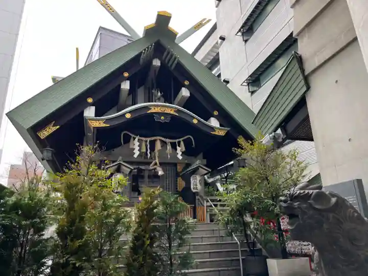 築土神社の本殿・本堂