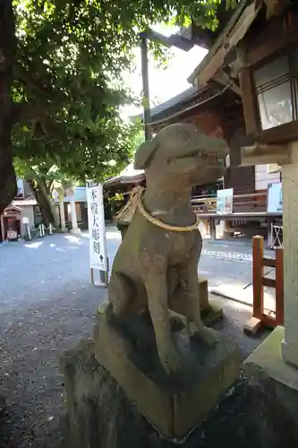 嶺御嶽神社の狛犬