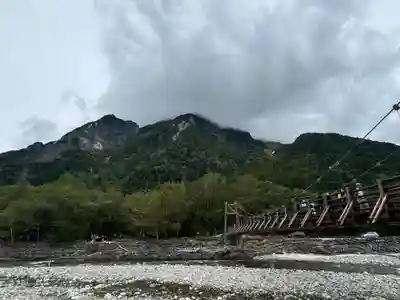 穂高神社奥宮の周辺