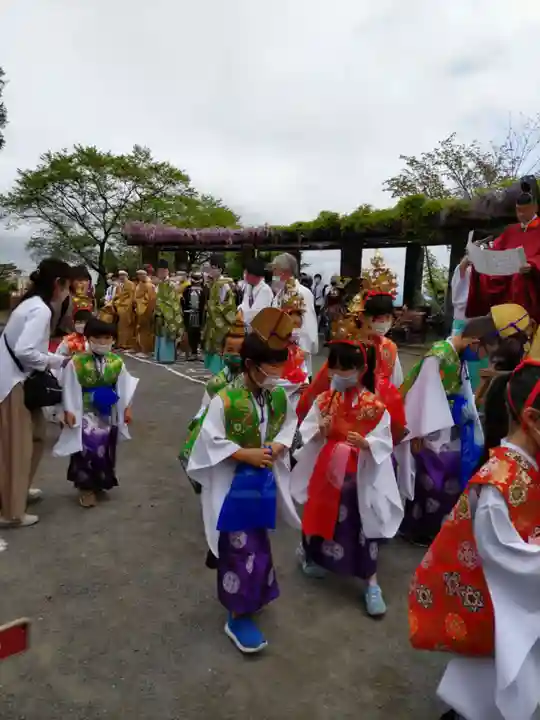 武蔵御嶽神社のお祭り