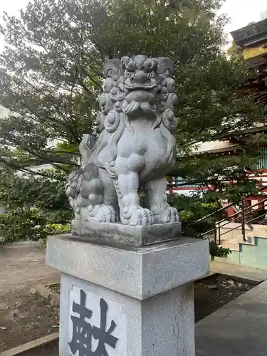 中野氷川神社の狛犬