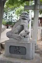 六所神社の狛犬