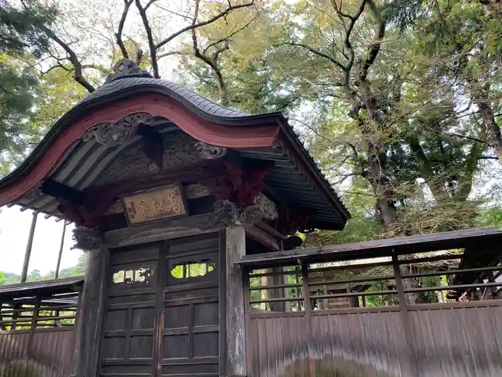 雙林寺の山門・神門