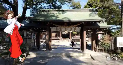 葛飾八幡宮の山門