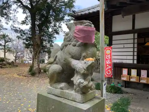 佐野原神社の狛犬