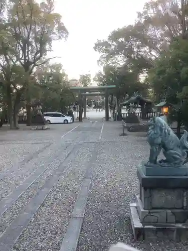 溝旗神社（肇國神社）の鳥居