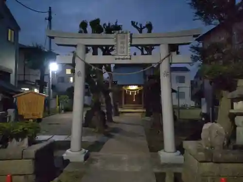 胡録神社の鳥居