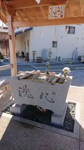 眞中神社の手水舎