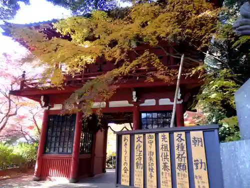 本土寺の山門・神門
