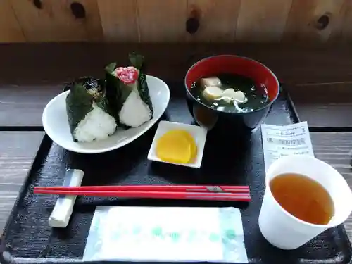 奥津姫神社（白山神社）の食事