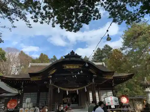 武田神社の本殿・本堂