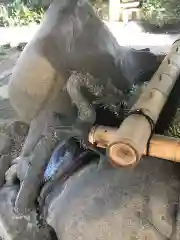 六所神社の手水