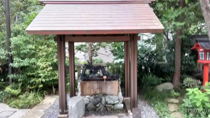 六本木天祖神社の手水舎