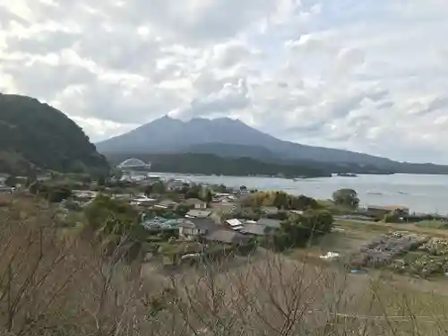 牛根麓稲荷神社の景色