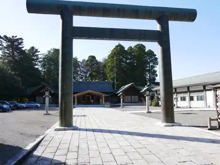 石川護國神社の鳥居