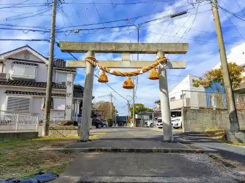 神明社（大島町神社）の鳥居