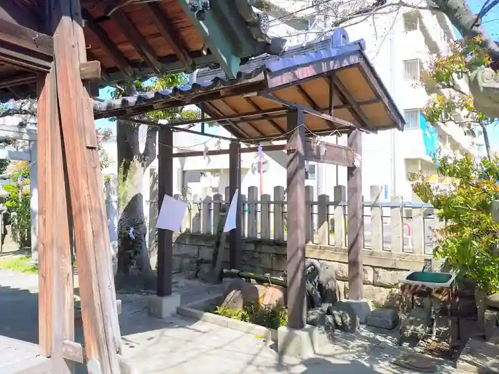 神明社(南押切神明社)の手水舎