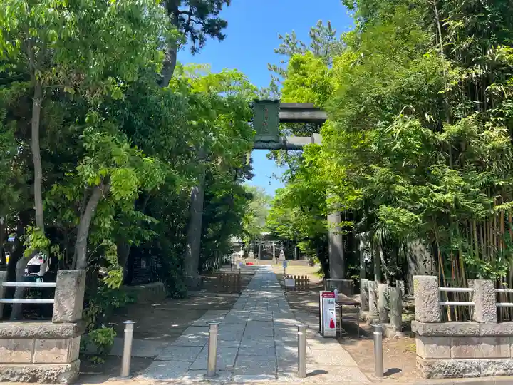 篠崎浅間神社の鳥居