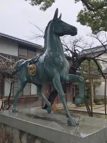 八幡神社の狛犬