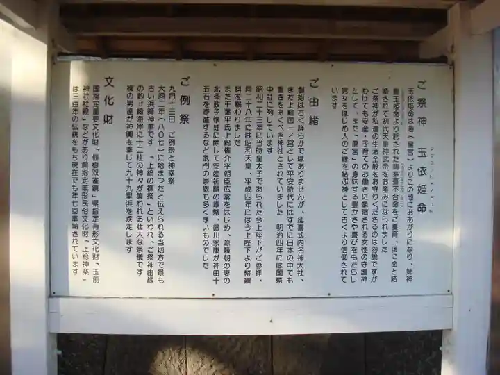 玉前神社の歴史