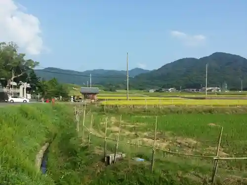 上田八幡神社の景色