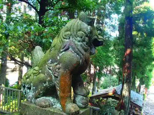 上野八幡神社の狛犬