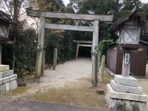 竹佐々夫江神社の鳥居