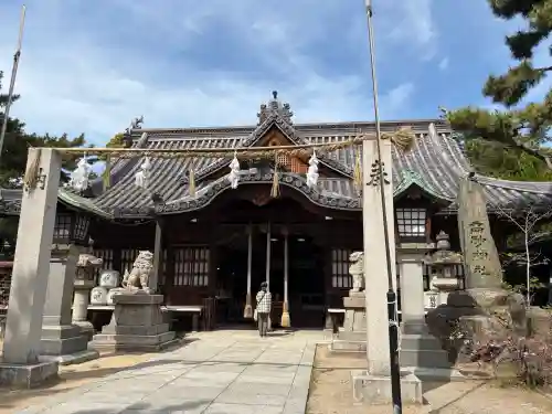 高砂神社の{uncategorized: "未分類", other: "その他", undefined: "問題あり", building: "その他建物", grave: "お墓", sacred_gate: "鳥居", guardian: "狛犬", statue: "像", buddha: "仏像", history: "歴史", nature: "自然", garden: "庭園", animal: "動物", pagoda: "塔", temizu: "手水舎", mountain_gate: "山門・神門", sanctuary: "本殿・本堂", subordinate: "末社・摂社", art: "芸術", scenery: "景色", jizo: "地蔵", ema: "絵馬", goshuin: "御朱印", omikuji: "おみくじ", items: "授与品その他", amulet: "お守り", goshuincho: "御朱印帳", eats: "食事", festival: "お祭り", votive_dance: "神楽", shichigosan: "七五三参", wedding: "結婚式", experience: "体験その他", initially: "初詣", around: "周辺", anti_infection: "感染症対策"}
