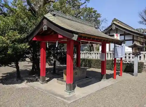 元郷氷川神社の手水